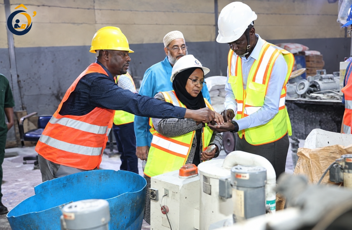Professionnelle sur chantier